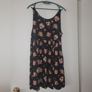 Forever 21 Black Floral Dress